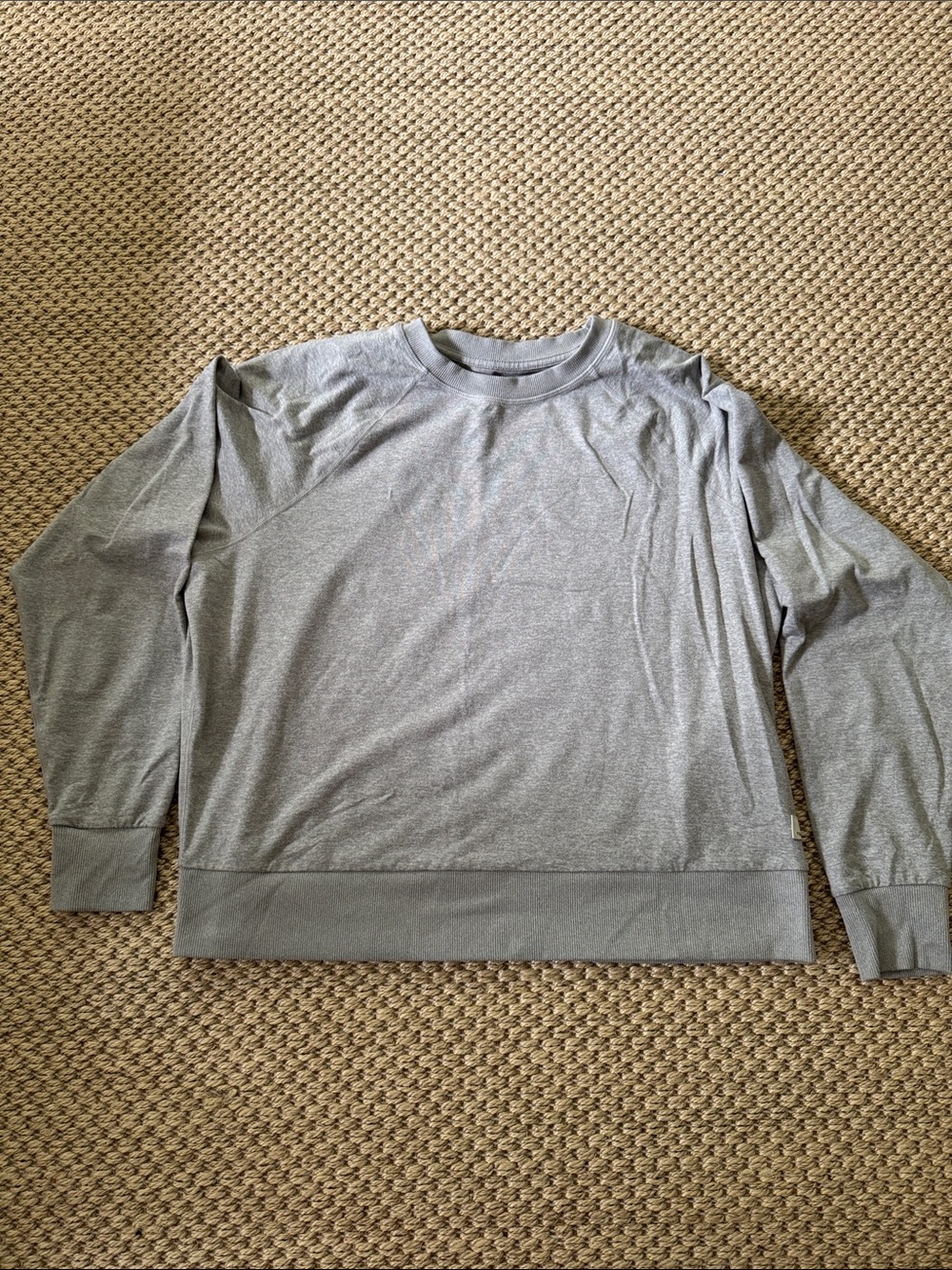 Lightweight Crewneck Sweater - Gray